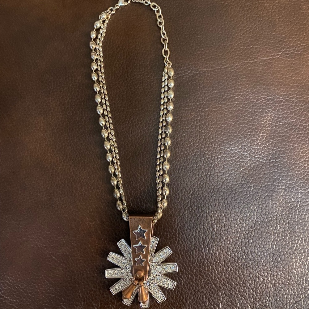 Montana Silversmiths Copper Jingle Bob Spur Rowel Necklace
